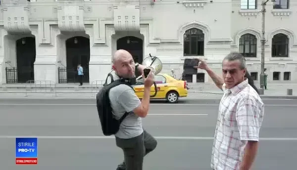 Protest în fața Primăriei Capitalei