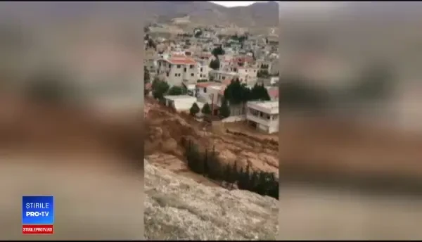 Potop la marginea deşertului, în Orientul Mijlociu