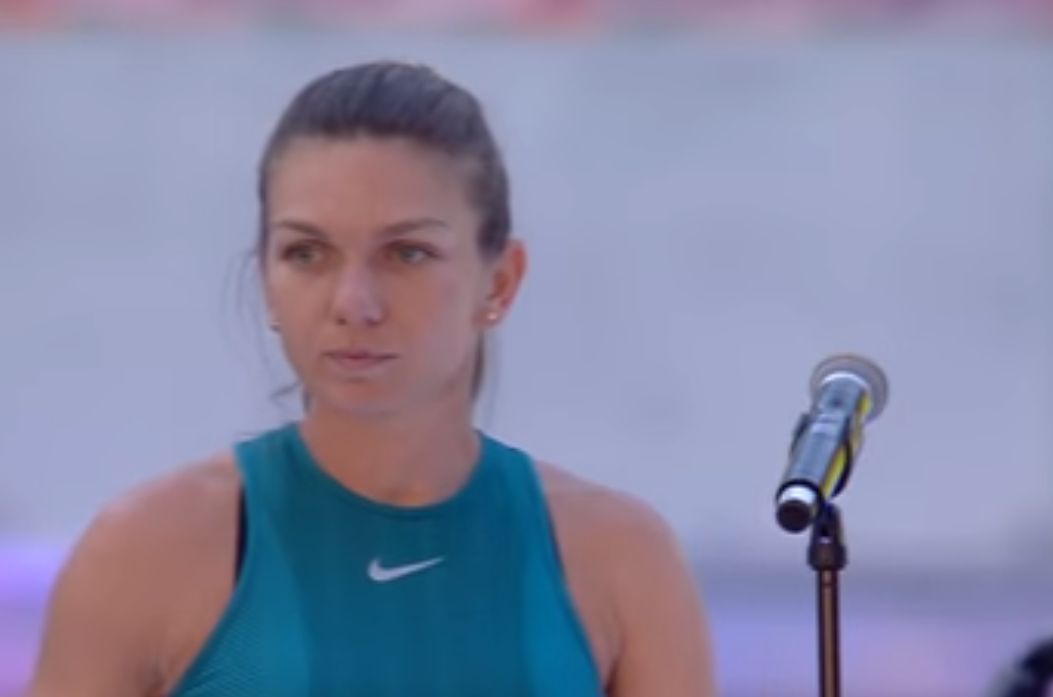 Reacția Simonei Halep după ce un spectator a strigat mesajul obscen anti-PSD în timpul finalei