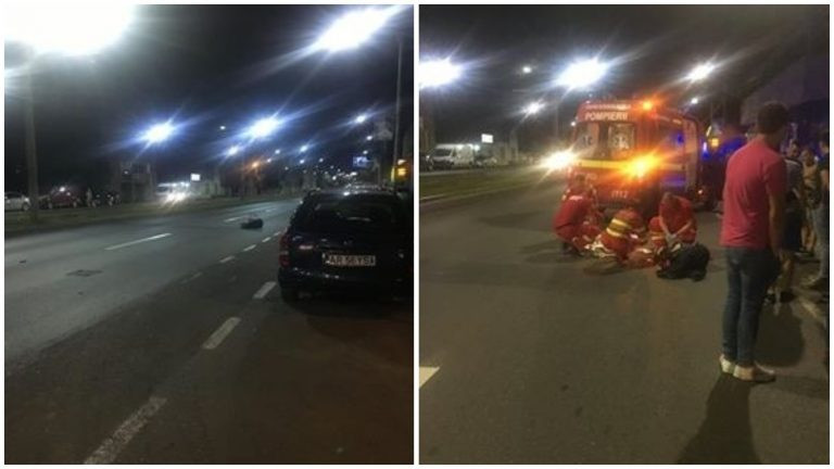 Bărbat din Arad, izbit violent de o mașină pe trecere și proiectat la 30 de metri