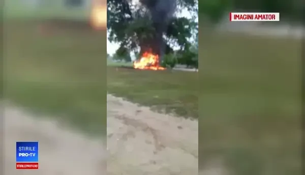 Rulotă, distrusă în urma unei explozii, în Mamaia. Ce a provocat deflagrația