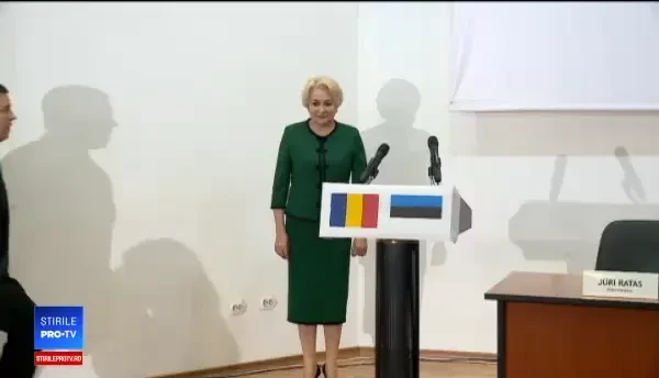 Viorica Dăncilă, două gafe la întâlnirea cu premierul Estoniei. Cum a taxat Juri Ratas situația