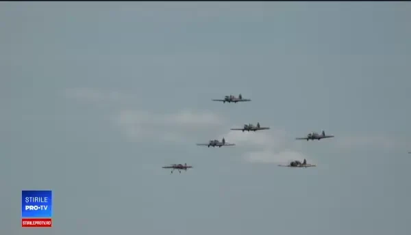 Spectacol aviatic impresionant, la Buzău. Spectatorii au admirat supersonice F16