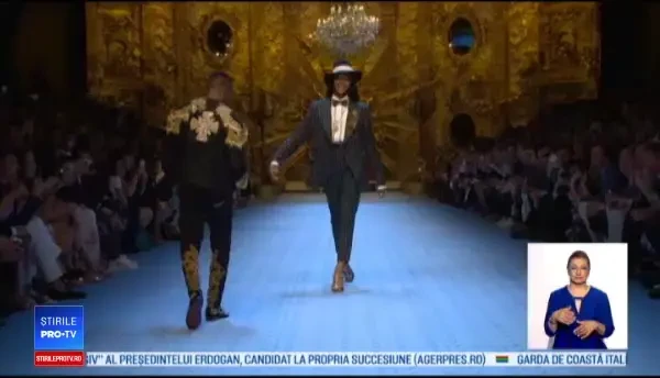 Săptămâna modei de la Milano. Naomi Campbell și Monica Belluci au îmbrăcat ținute masculine