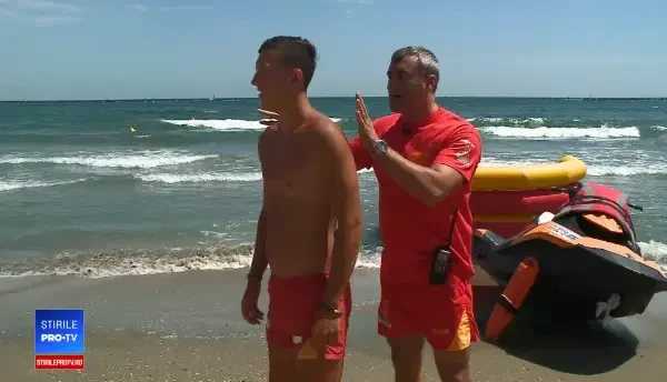 Simulare Ştirile PRO TV cu scenariile care duc la înec pe litoral.