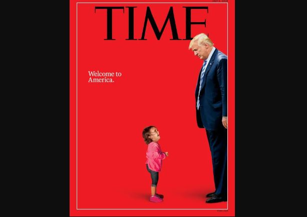 Copertă emoționantă Time: Trump și fetița în lacrimi, devenită simbol în SUA