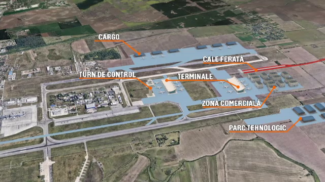 Terminalul nou al Aeroportului Otopeni prinde contur. Ce prevede noul proiect