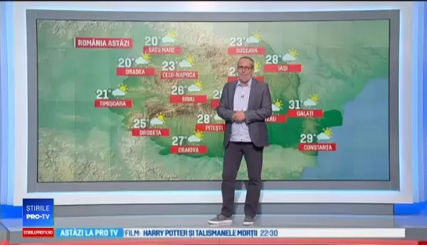 Vremea 22 iunie 2018. În weekend se răcoreşte şi sunt aşteptate ploi