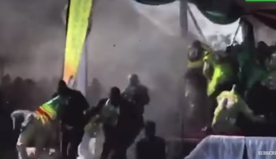 VIDEO cu momentul în care o bombă explodează lângă președintele Zimbabwe