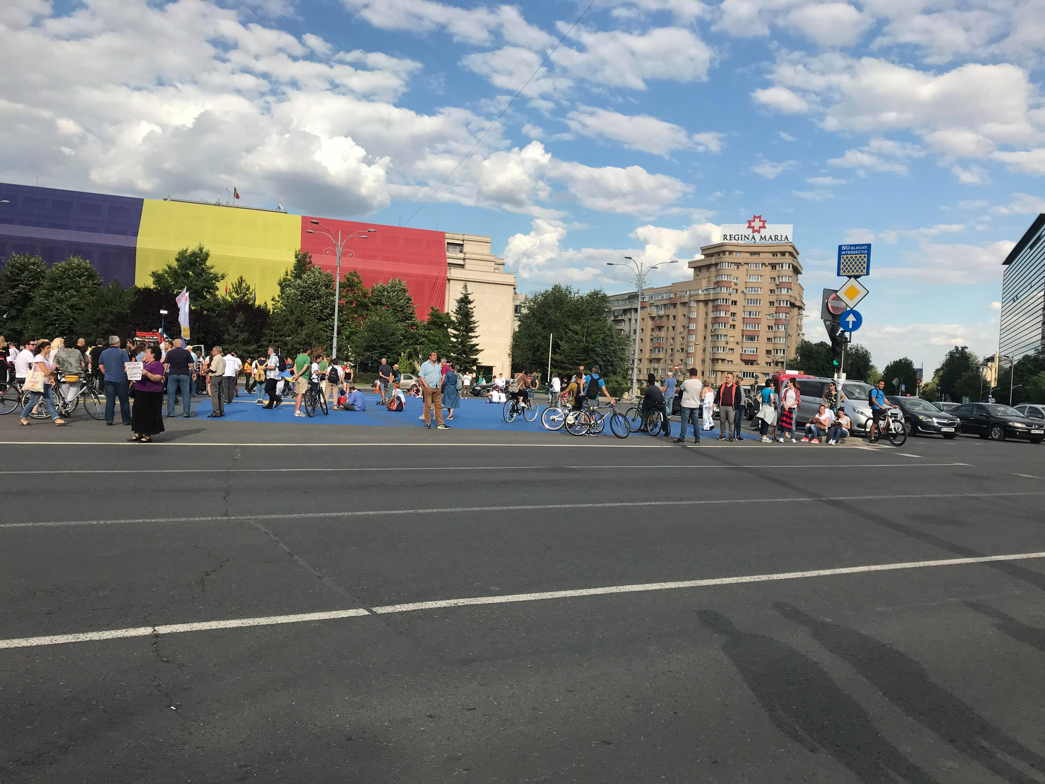 protest, piata victoriei,