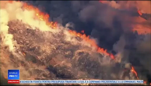 Aproape 3100 de hectare de vegetație, pârjolite de un incendiu puternic. 3000 de oameni, evacuați