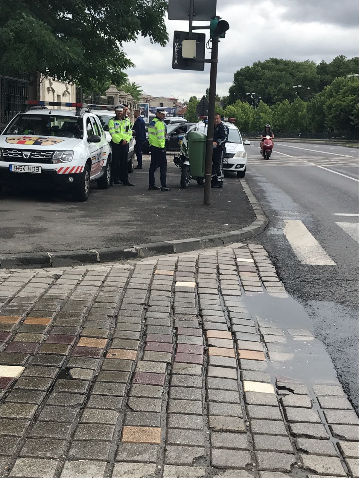 politie la Parlament