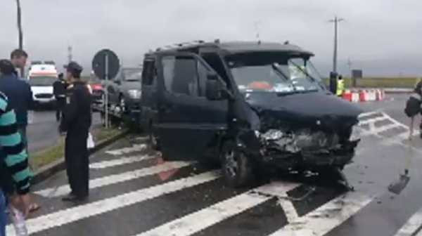 Microbuz cu persoane, implicat într-un accident în Teleorman. Planul roşu de intervenţie, activat
