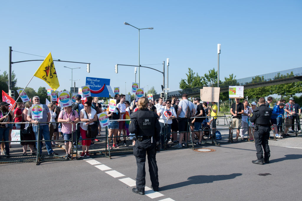 Protest cu 5.000 de persoane, împotriva partidului de extremă dreapta din Germania