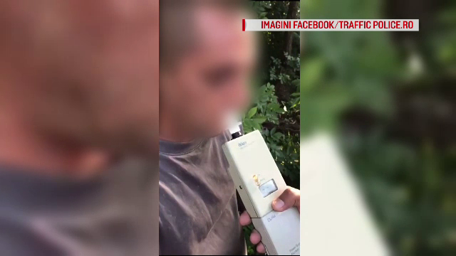 Șofer băut, oprit cu focuri de armă de polițiștii care l-au urmărit prin două județe