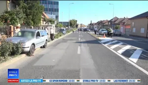 Accident mortal în Alba. Un bătrân a fost spulberat de mașină, pe trecerea de pietoni