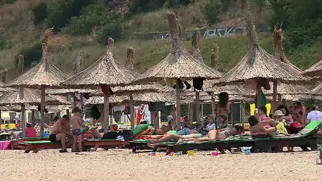 Plajele orașului Constanța sunt tot mai atractive pentru turiști: ”Fugim de aglomerație”
