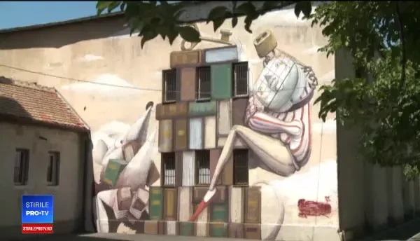 Festival de artă stradală la Sibiu. Peste 30 de artiști vor să transforme zidurile din oraș