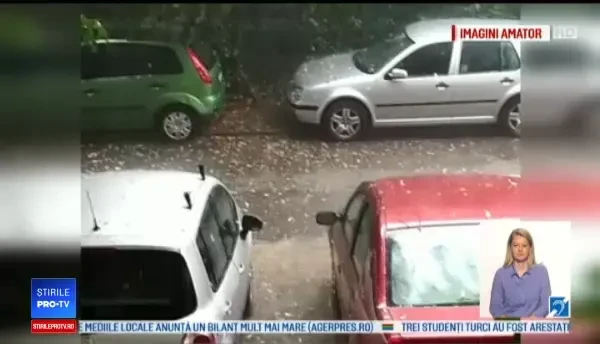 Nou bilanț după codul portocaliu de furtună din Capitală. Când se opresc ploile