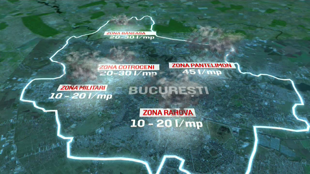 Explicaţiile autorităţilor pentru inundaţia din Capitală: ”O astfel de ploaie loveşte la 10 ani”