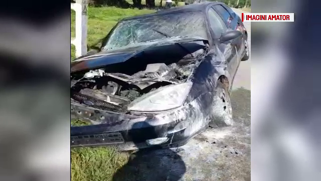 Trei persoane au ajuns la spital, după ce un şofer începător a provocat un accident grav