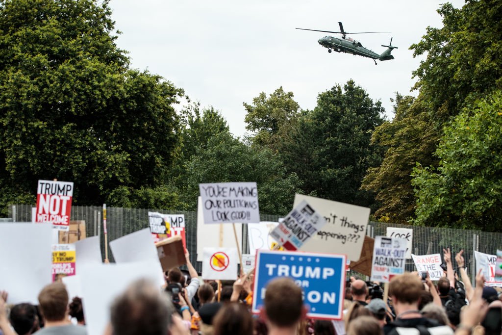 Vizita Trump in UK