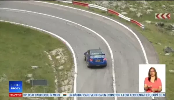 Record pe Transfăgărășan. Unul dintre cei mai faimoși piloți a făcut traseul în 40 de minute