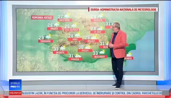 Vreme caldă în majoritatea zonelor țării. Ce temperaturi se vor înregistra în weekend