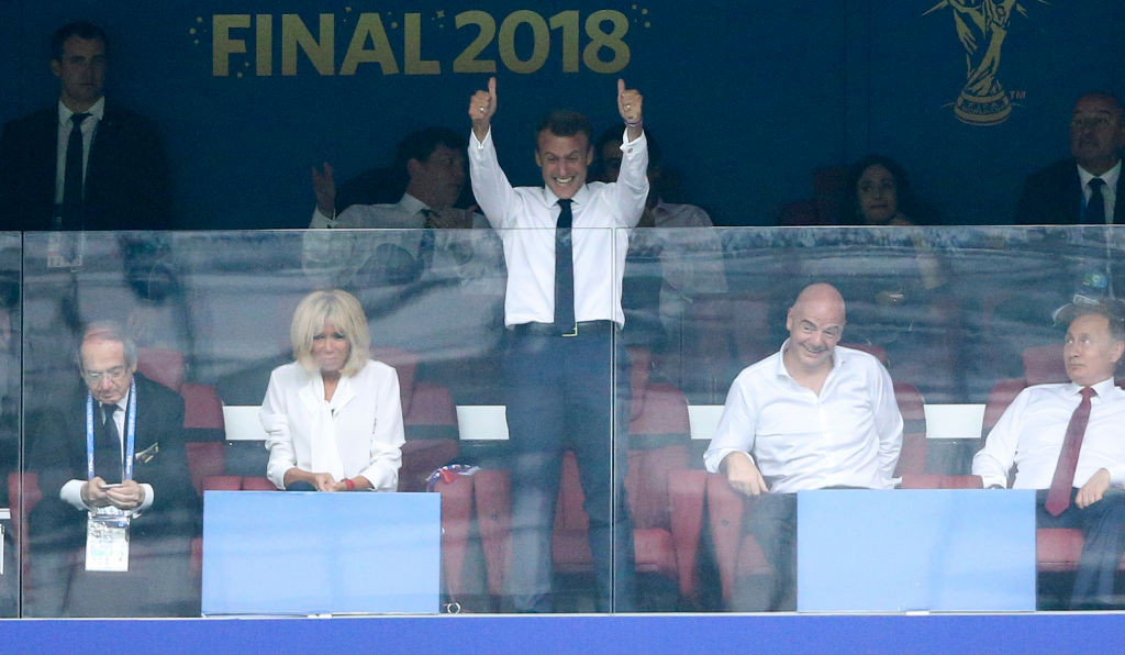Macron la Cupa Mondiala