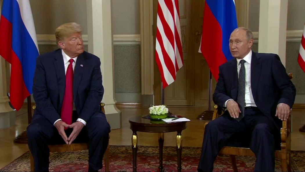 Trump si Putin la Helsinki