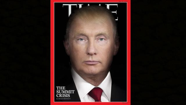 Copertă controversată a revistei TIME: Donald Trump se transformă în Putin