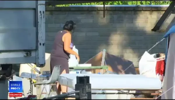 Tabără de romi din capitala Italiei, demolată. Ce au făcut oamenii