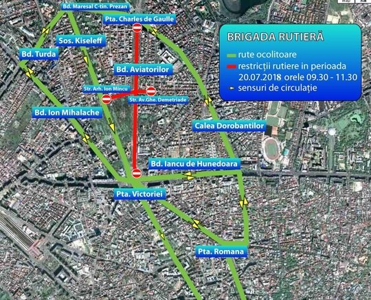 harta trafic restrictionat