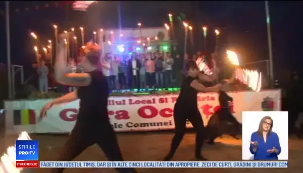 Tradiţii de Sfântul Ilie. Dâmbovițenii l-au invocat pe Sfântul Ilie cu un spectacol cu foc