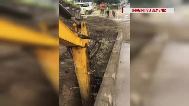 Descoperirea făcută de câțiva muncitori din Reșița, care săpau cu un buldoexcavator