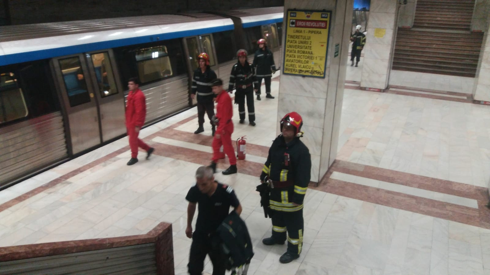 Persoană lovită de metrou, în stația Nicolae Teclu. Care e starea victimei