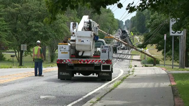 Șoferul unui camion de gunoi a făcut prăpăd. A rupt 15 stâlpi