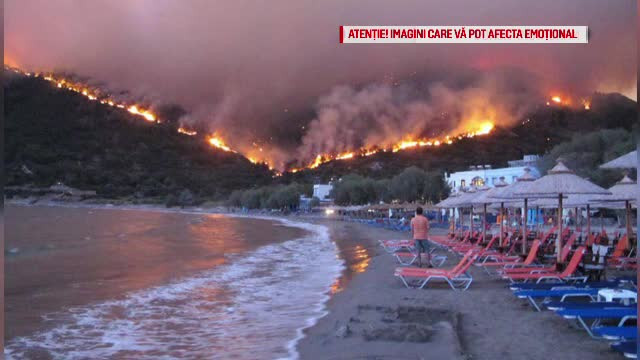 Românii din Grecia au lăsat actele și banii pentru a se salva din calea incendiilor