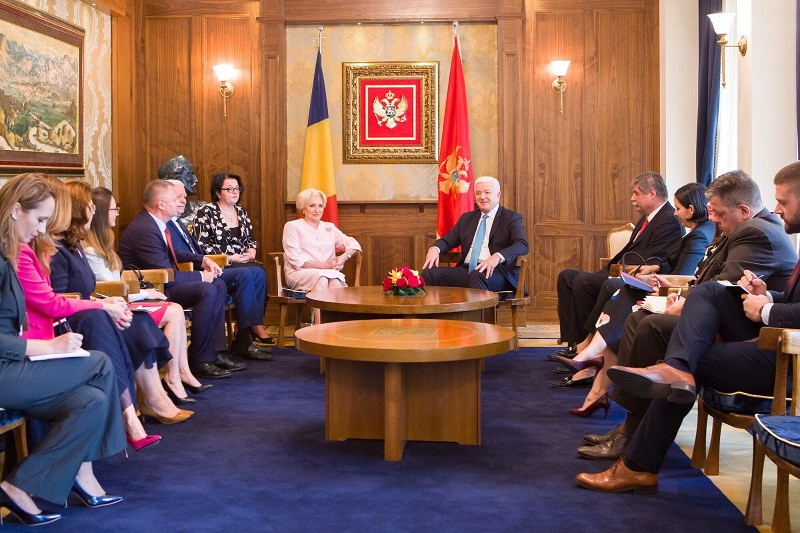 Viorica Dăncilă, gafă în Muntenegru. Guvernul a șters înregistrarea de pe Facebook