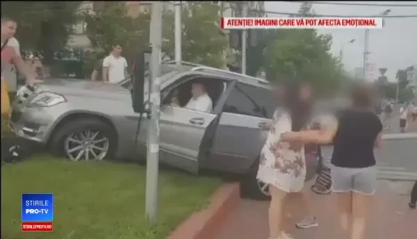 Un tată și fetița lui de 5 ani, spulberați pe trecere în Capitală. Relatările martorilor