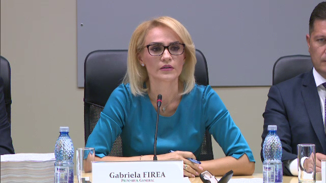 Gabriela Firea și-a gravat numele pe fântânile arteziene din Piața Unirii. FOTO