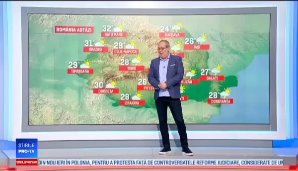 Vreme instabilă și ploi zgomotoase în zona Moldovei. Prognoza meteo