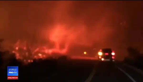 Un suspect arestat după incendiile devastatoare din California