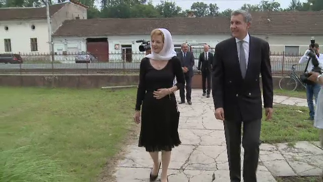 Doi ani de la moartea Reginei Ana. Principesa Margareta a mers la o slujbă de pomenire, la Săvârșin