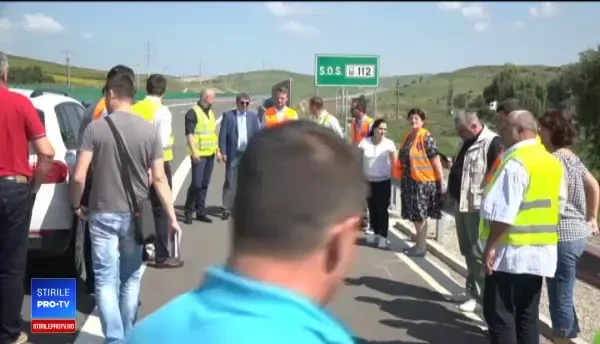 Primul segment din A10 a fost inaugurat cu 2 ani întârziere. Se poate circula de la Aiud la Turda
