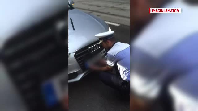 Lovitură pentru Poliția Română după ce l-a lăsat fără numerele anti-PSD pe șofer