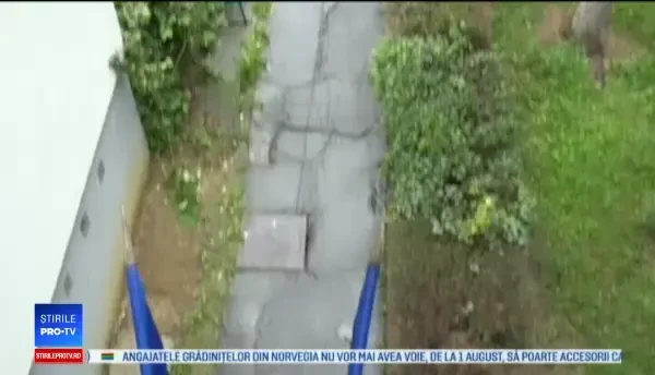 O bătrână a căzut de la etajul 2, în Târgu Mureş. Nimeni nu ştie ce făcea acolo