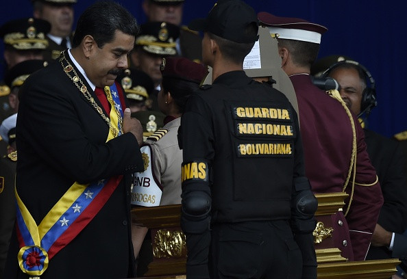 Momentul în care Nicolas Maduro este ținta unui atac. Reacția soldaților. VIDEO