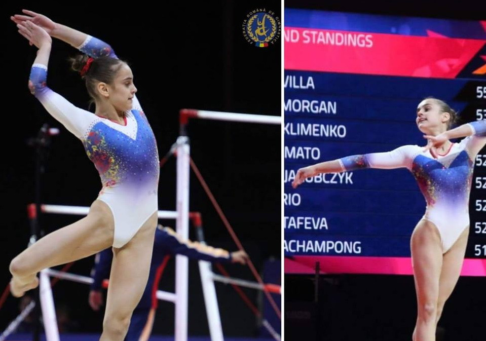 Gimnasta Ioana Stănciulescu a câştigat titlul european la sol, la junioare