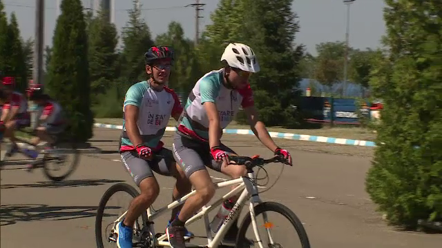 Primele biciclete speciale pentru copiii nevăzători care visează să devină campioni la ciclism
